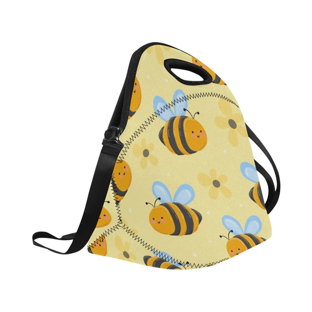 Bright Bees - Neoprene Lunch Bag/Large