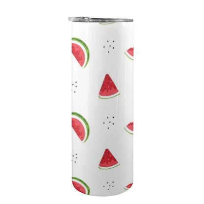 Watermelon - 20oz Tall Skinny Tumbler with Lid and Straw