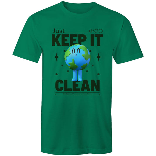 Earth, Just Keep It Clean - Mens T-Shirt