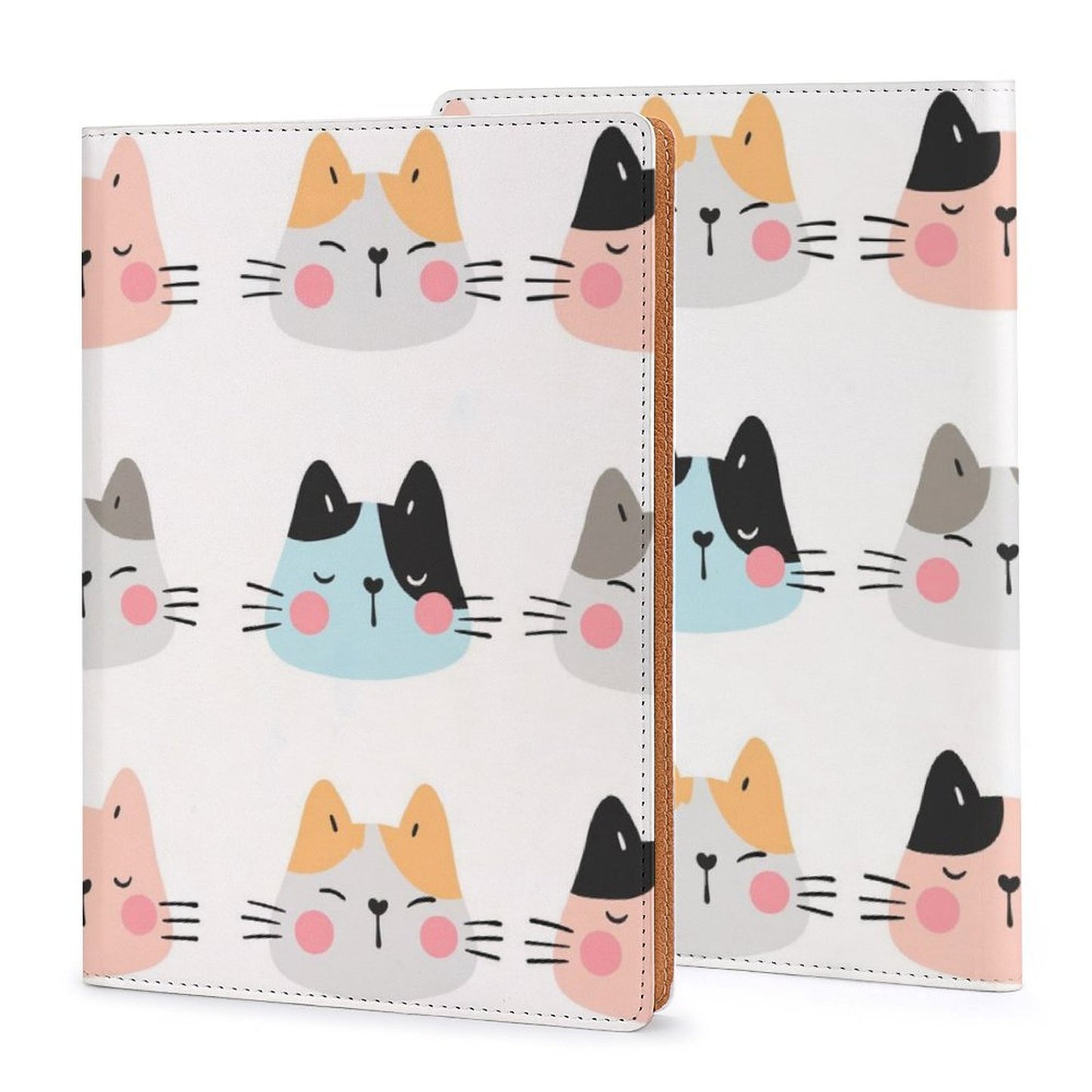 Cat Faces - (A5) Notebook Cover