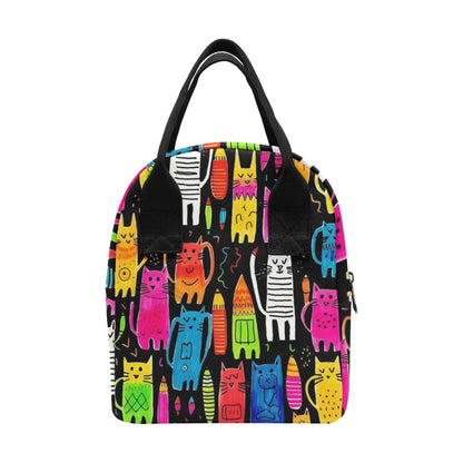 Colourful Cats - Lunch Bag Lunch Bag animal Printed Offshore