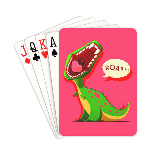 Dinosaur Roar - Playing Cards 2.5"x3.5" Playing Card 2.5"x3.5"