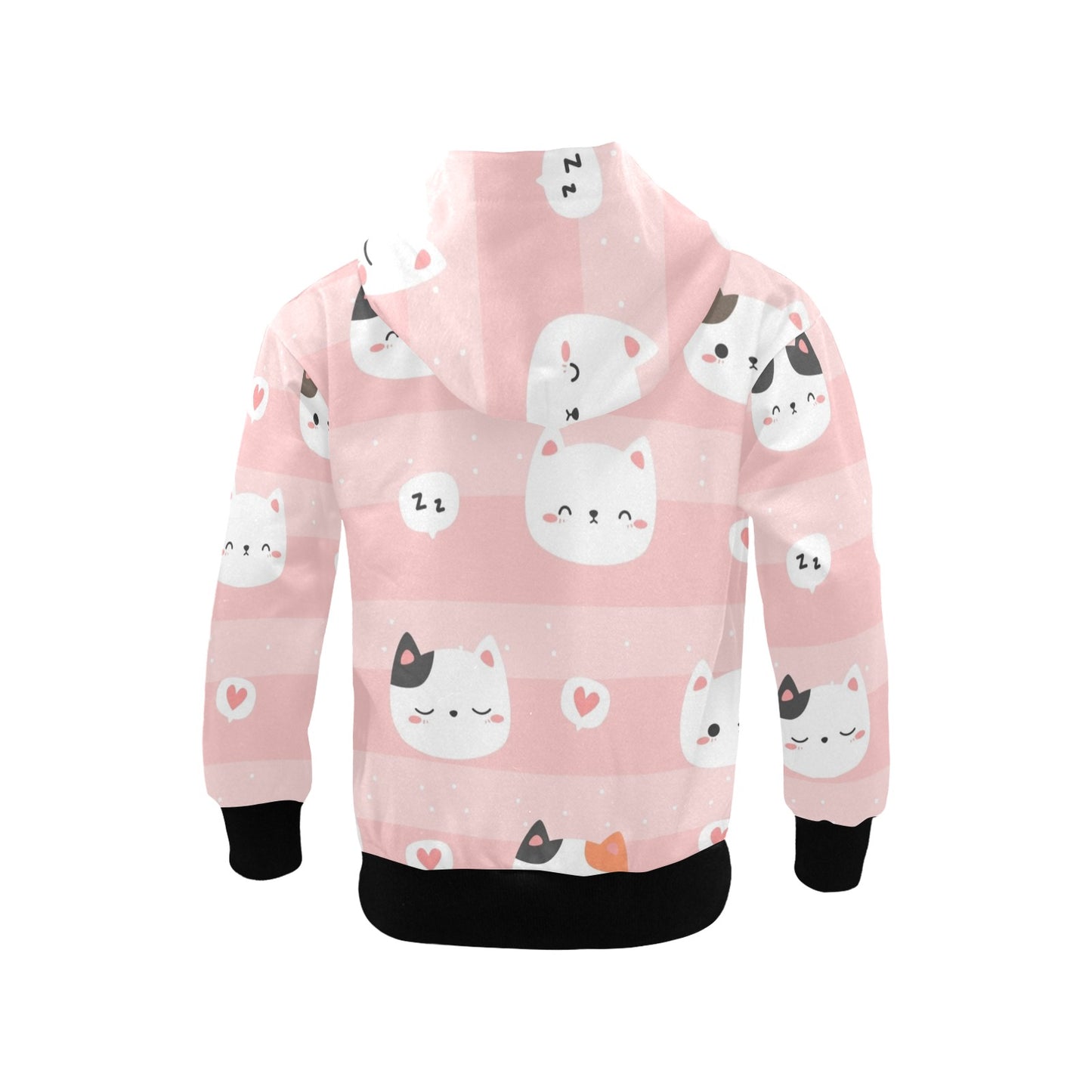 Pink Cats - Senior Girls Zip Up Hoodie