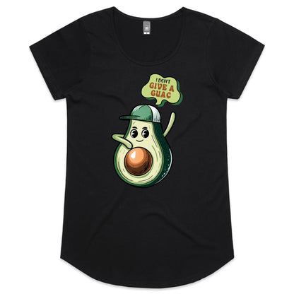 Avocado, I Don't Give A Guac - Womens Scoop Neck T-Shirt