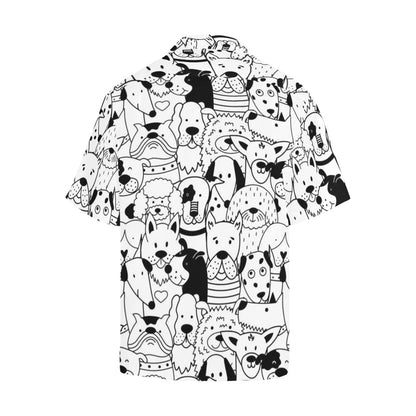 Black And White Dogs - Hawaiian Shirt  T58)