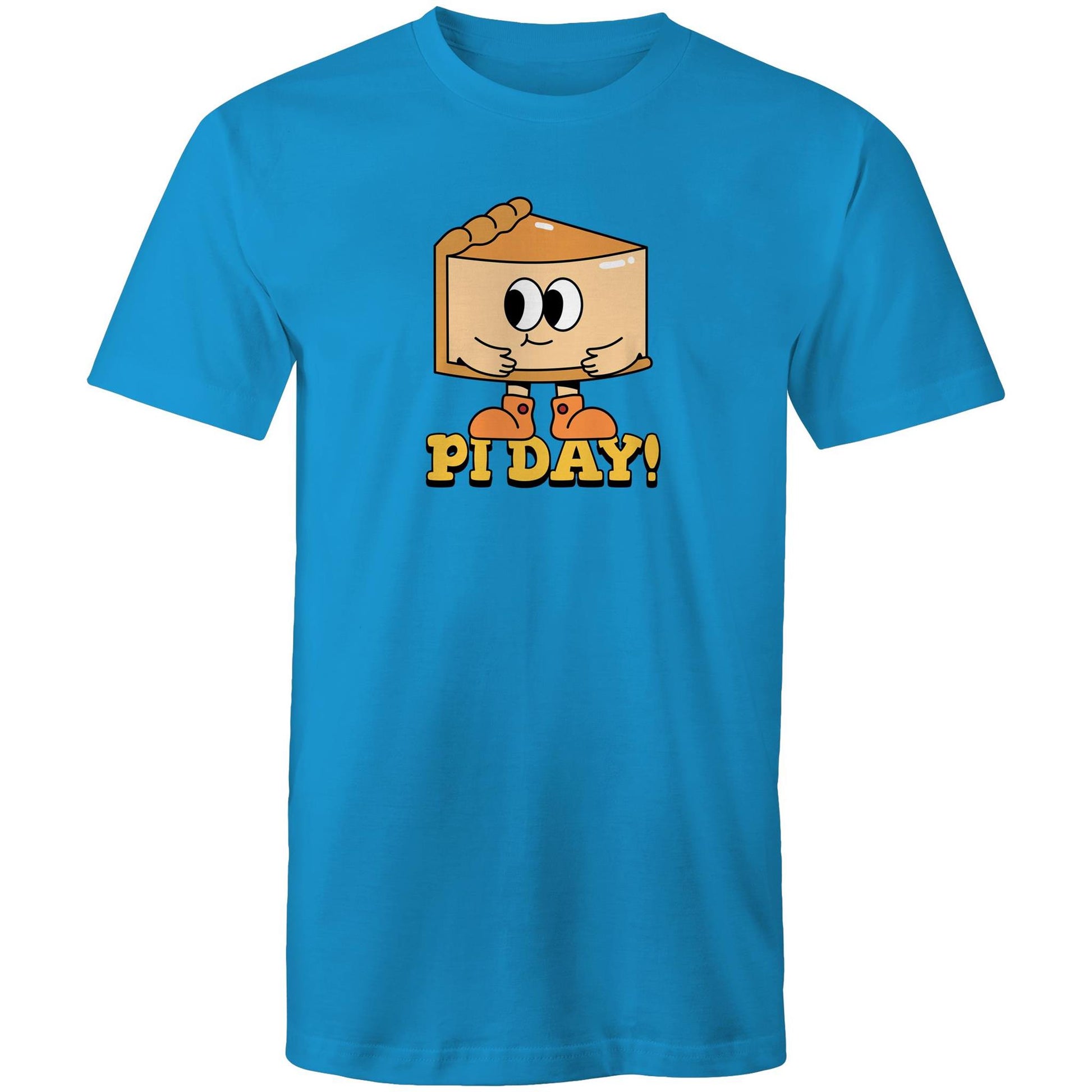 Pi Day - Mens T-Shirt Arctic Blue Mens T-shirt Printed In Australia Science