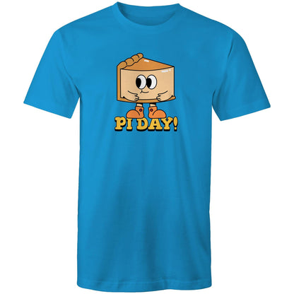 Pi Day - Mens T-Shirt Arctic Blue Mens T-shirt Printed In Australia Science