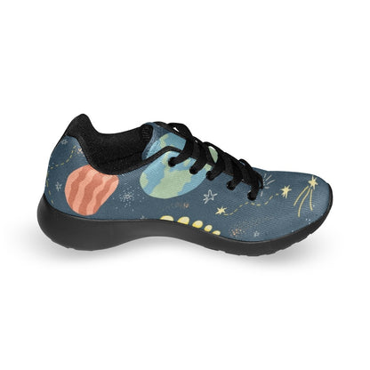 Rocket and Planets In Space - Kids Sneakers