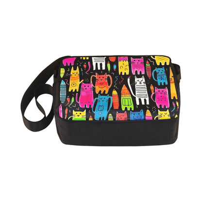 Colourful Cats - Classic Cross-body Nylon Bag