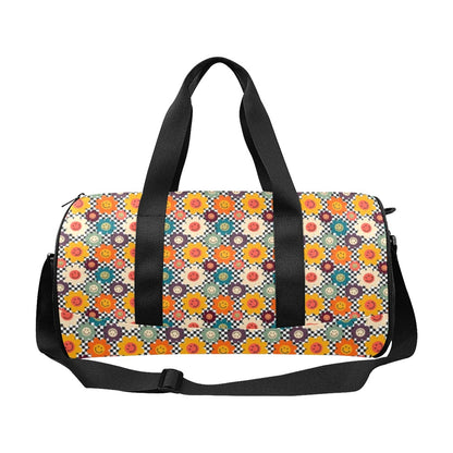 Happy Retro Flowers - Duffle Bag