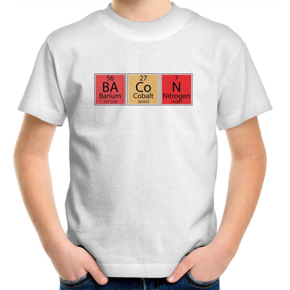 Bacon, Periodic Table - Kids Youth T-Shirt