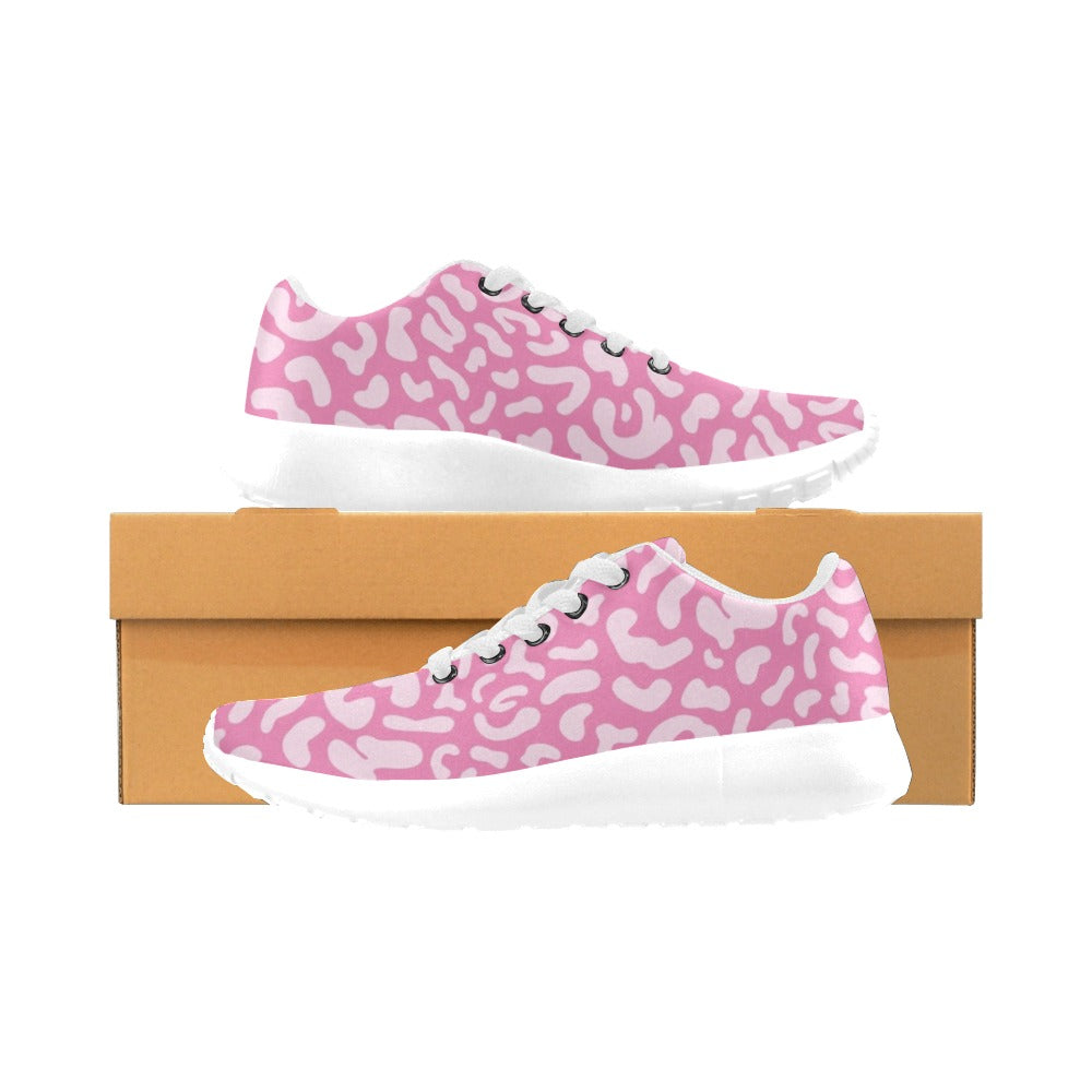 Pink Leopard - Kids Sneakers