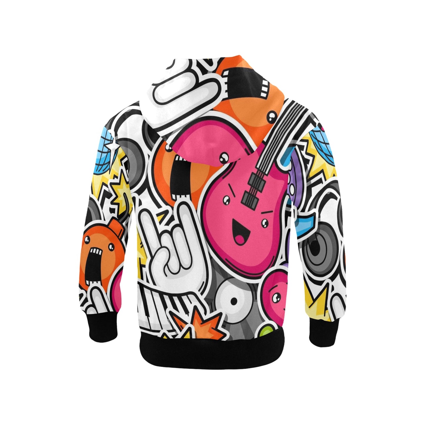 Sticker Music - Junior Boys Zip Up Hoodie