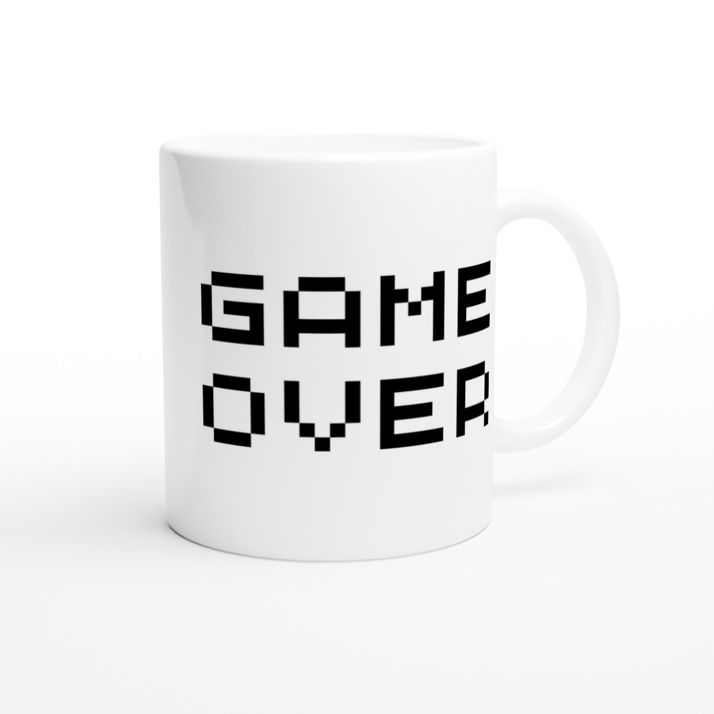 Game Over - White 11oz Ceramic Mug White 11oz Mug Games