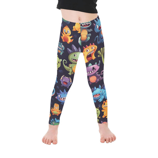 Monster Mania - Kid's Ankle Length Leggings