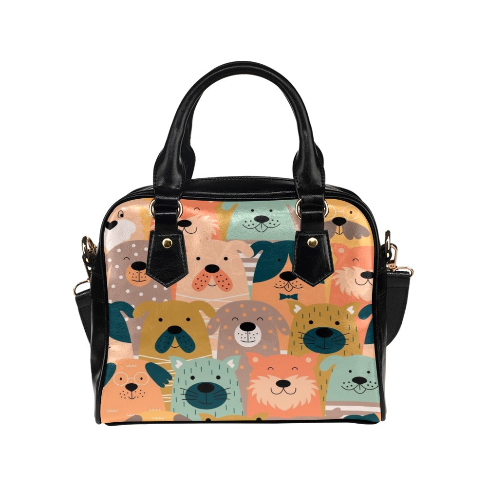 Lots Of Dogs - Shoulder Handbag