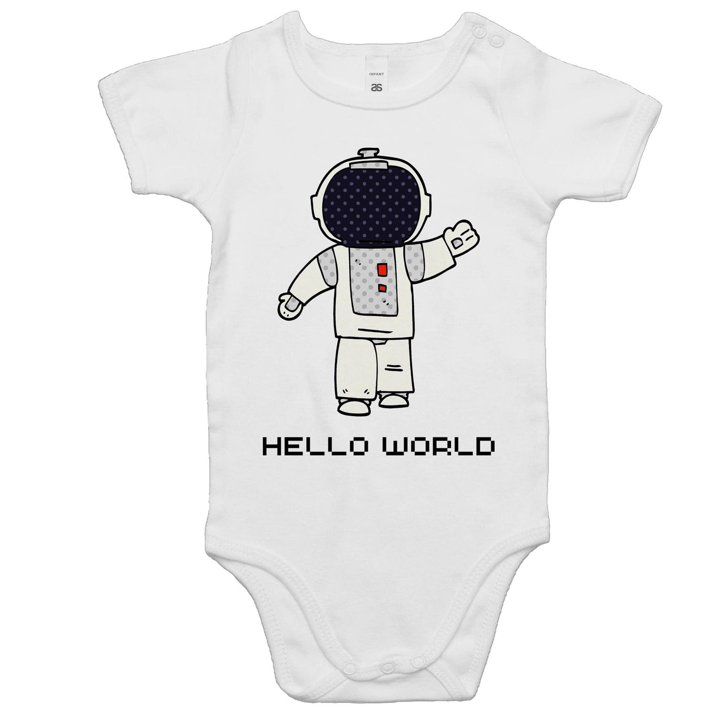 Hello World, Astronaut - Baby Bodysuit