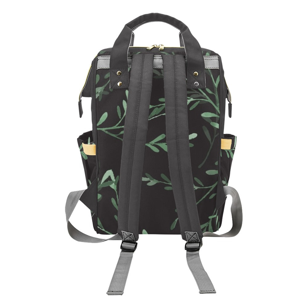 Delicate Leaves - Multifunction Backpack Multifunction Backpack Plants Printed Offshore