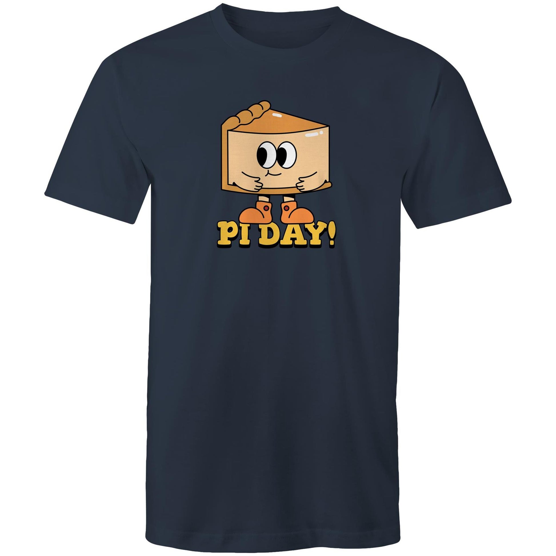 Pi Day - Mens T-Shirt Navy Mens T-shirt Printed In Australia Science