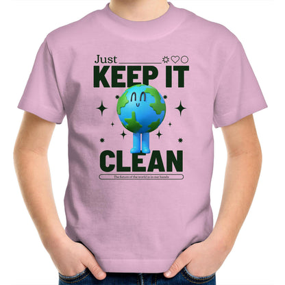 Earth, Just Keep It Clean - Kids Youth T-Shirt