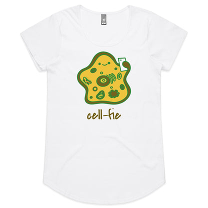 Cell-fie - Womens Scoop Neck T-Shirt