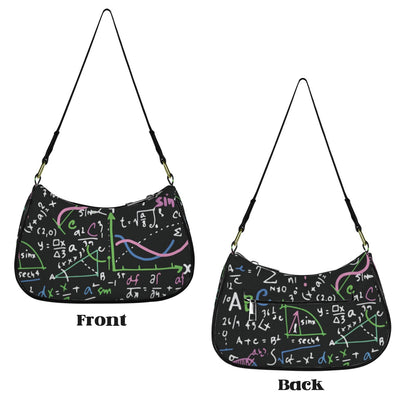 Equations In Green And Pink - Small Shoulder Bag