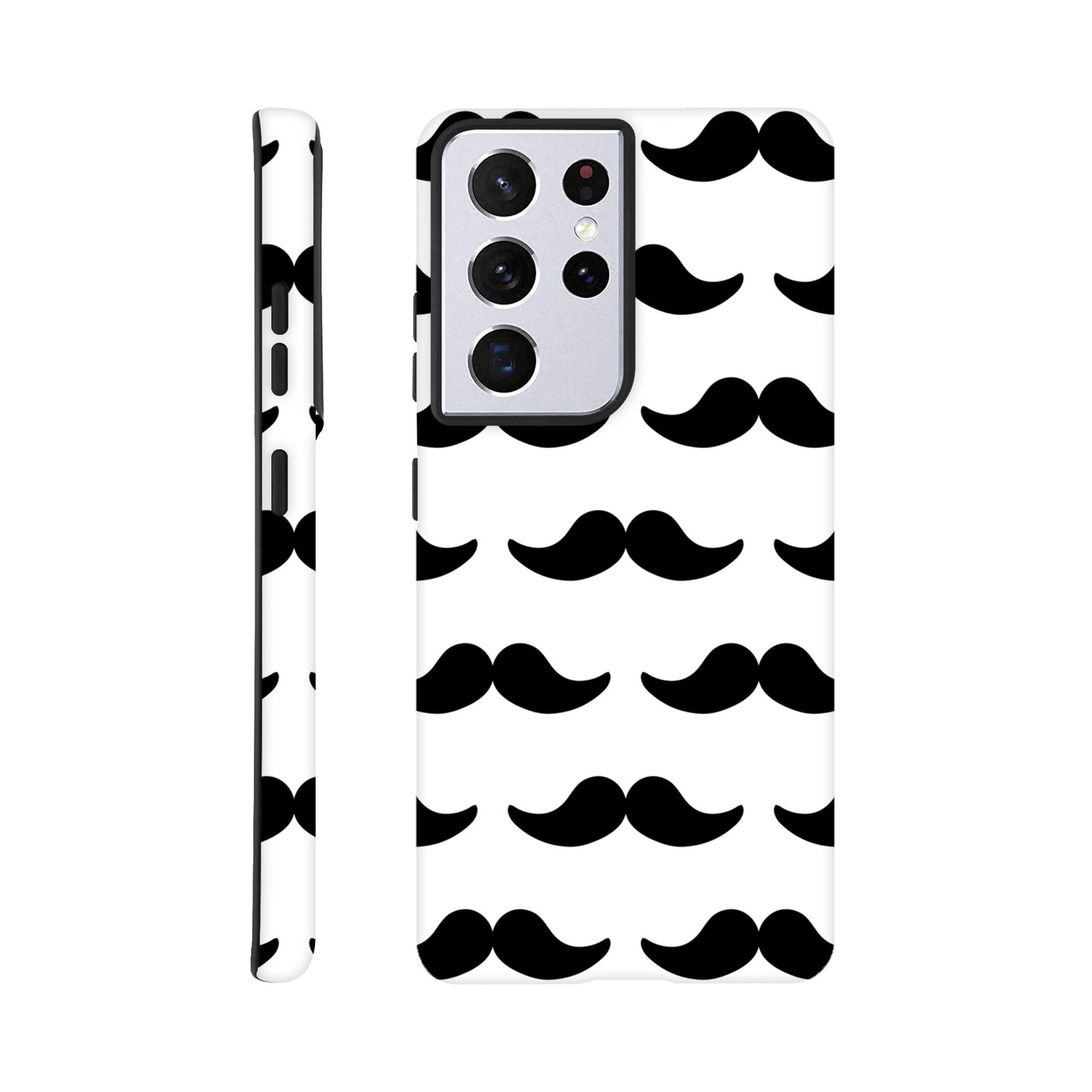 Moustache - Phone Tough Case Galaxy S21 Ultra Phone Case Funny Globally Fulfilled