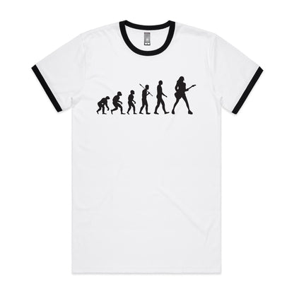 Guitarist Evolution - Staple Ringer Tee