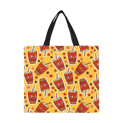 Cola - Full Print Canvas Tote Bag Full Print Canvas Tote Bag