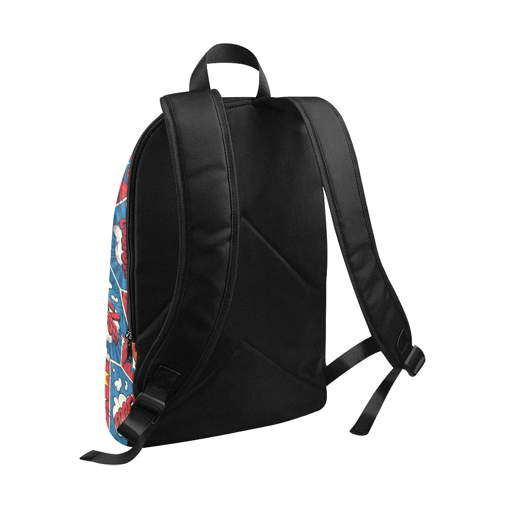 Comic Book Pop - Fabric Backpack for Adult Adult Casual Backpack comic