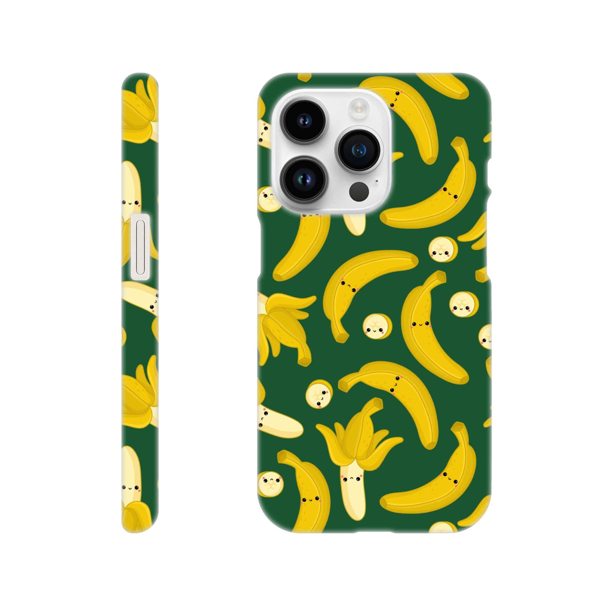 Happy Bananas - Phone Cases Slim case Apple - iPhone 14 Pro Print Material Globally Fulfilled