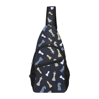 Chess Pattern - Chest Bag With Full Print