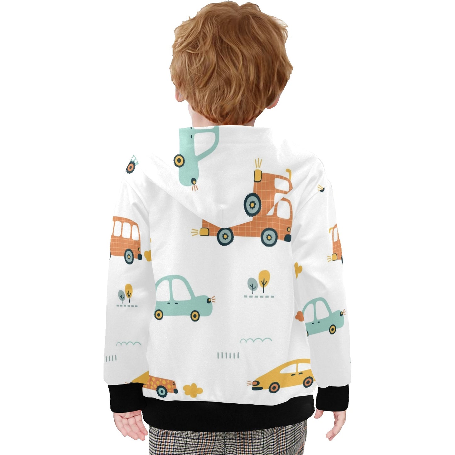 Cars - Junior Boys Zip Up Hoodie