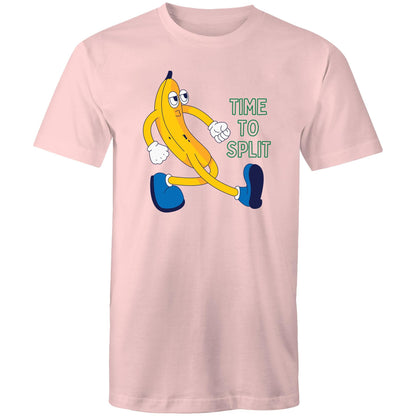 Time To Split, Banana - Mens T-Shirt