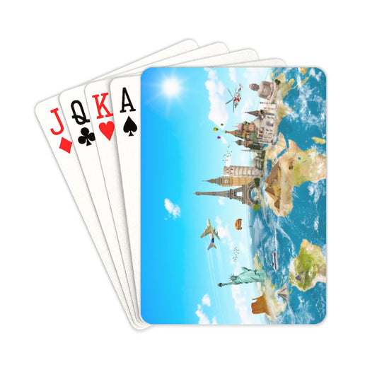 Around The World - Playing Cards 2.5"x3.5" Playing Card 2.5"x3.5"