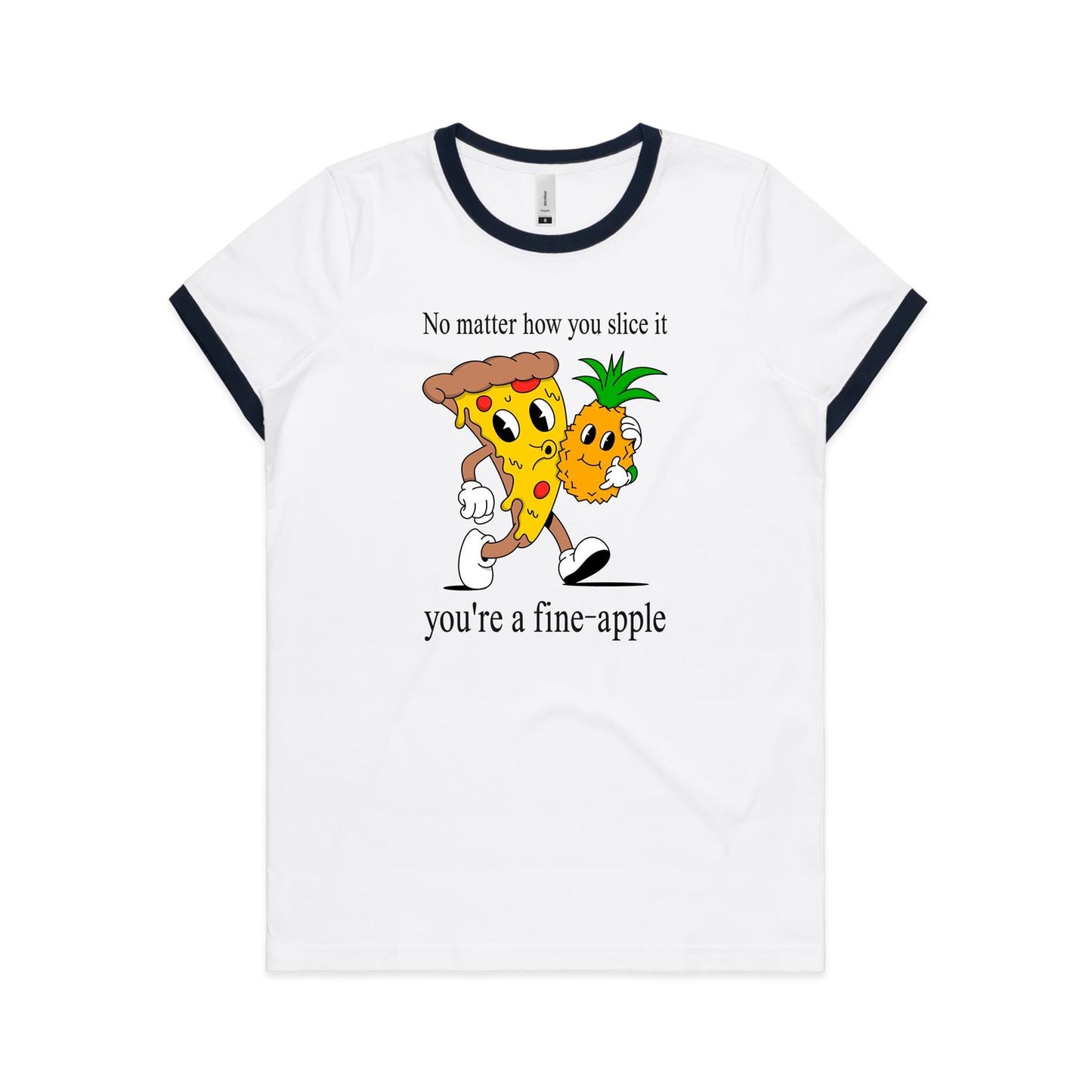 Pineapple Pizza - Women's Ringer Tee