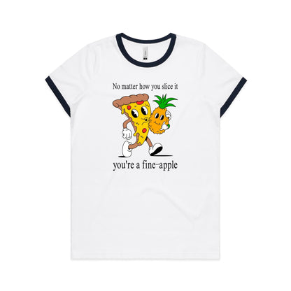 Pineapple Pizza - Women's Ringer Tee