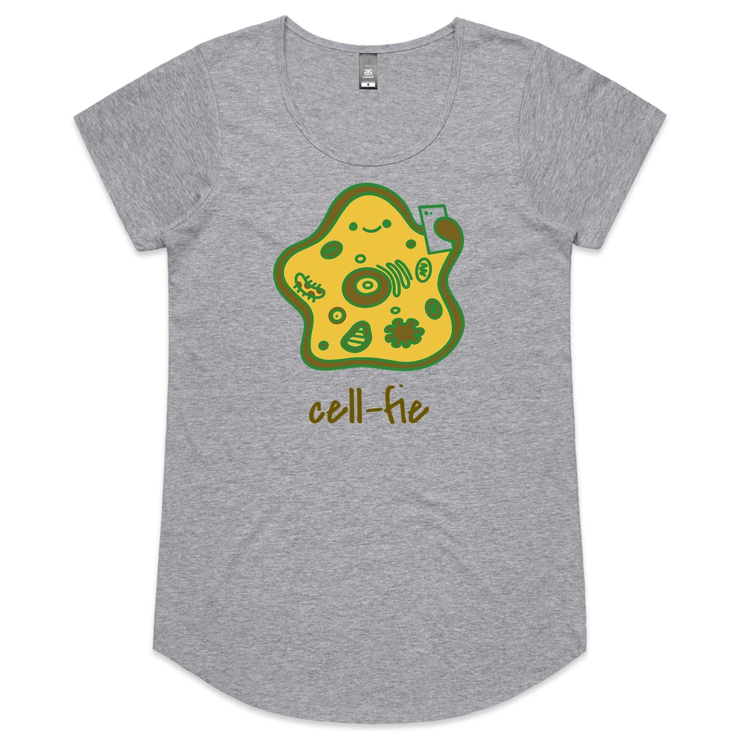 Cell-fie - Womens Scoop Neck T-Shirt