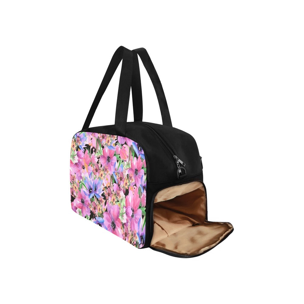 Bright Pink Floral - Gym Bag Gym Bag