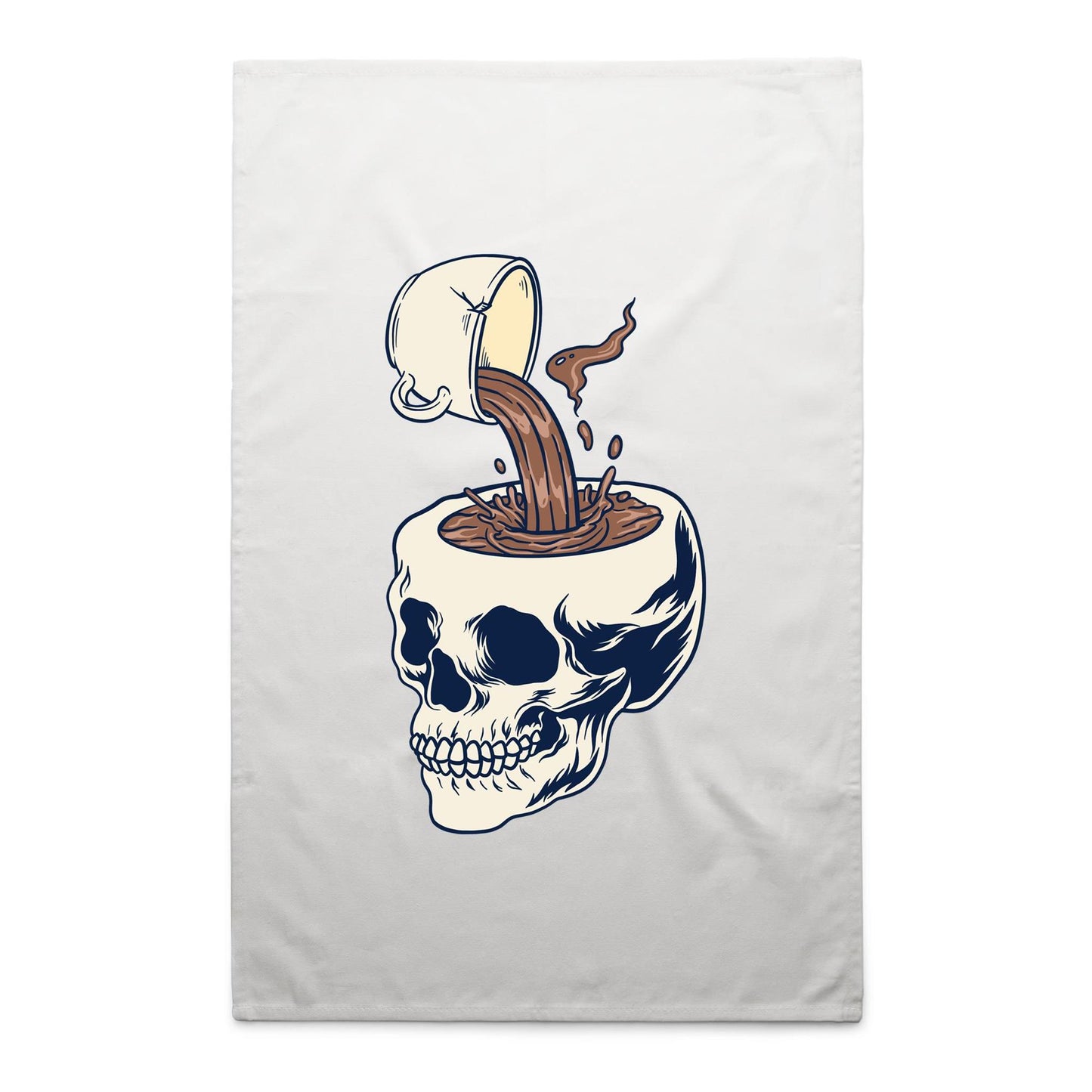 Coffee Skull - AS Colour Tea Towel