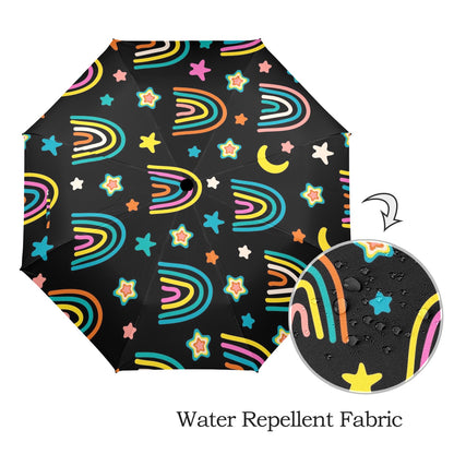 Rainbows - Semi-Automatic Foldable Umbrella Semi-Automatic Foldable Umbrella