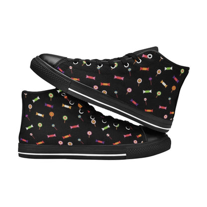 Candy - Men's High Top Canvas Shoes