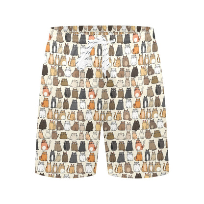 Lots Of Cats - Men's Mid-Length Beach Shorts