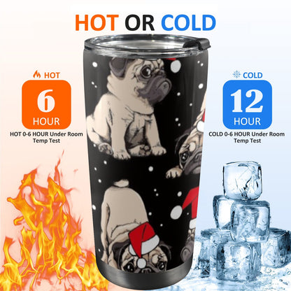 Christmas Dogs - 20oz Travel Mug / Tumbler