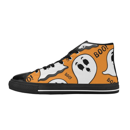 Ghost Boo - Men's High Top Canvas Shoes