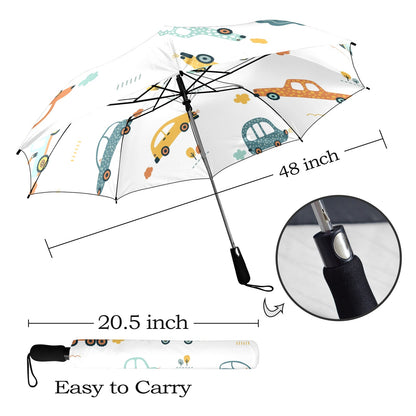 Cars - Semi-Automatic Foldable Umbrella