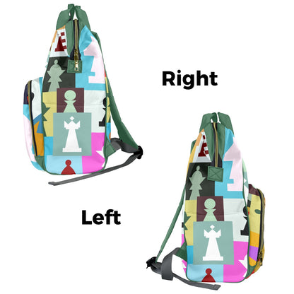 Colourful Chess - Multifunction Backpack