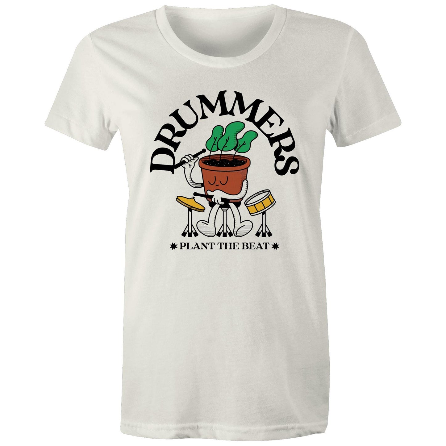 Drummers Plant The Beat - Womens T-shirt