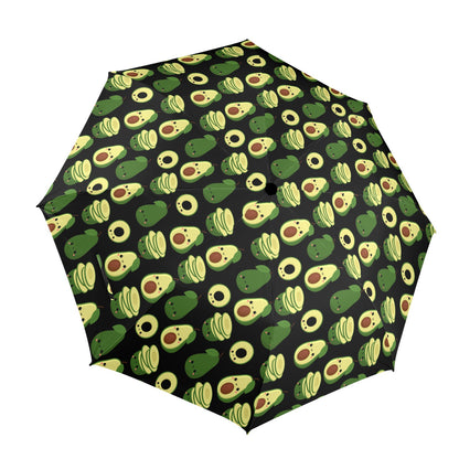 Cute Avocados - Semi-Automatic Foldable Umbrella Semi-Automatic Foldable Umbrella