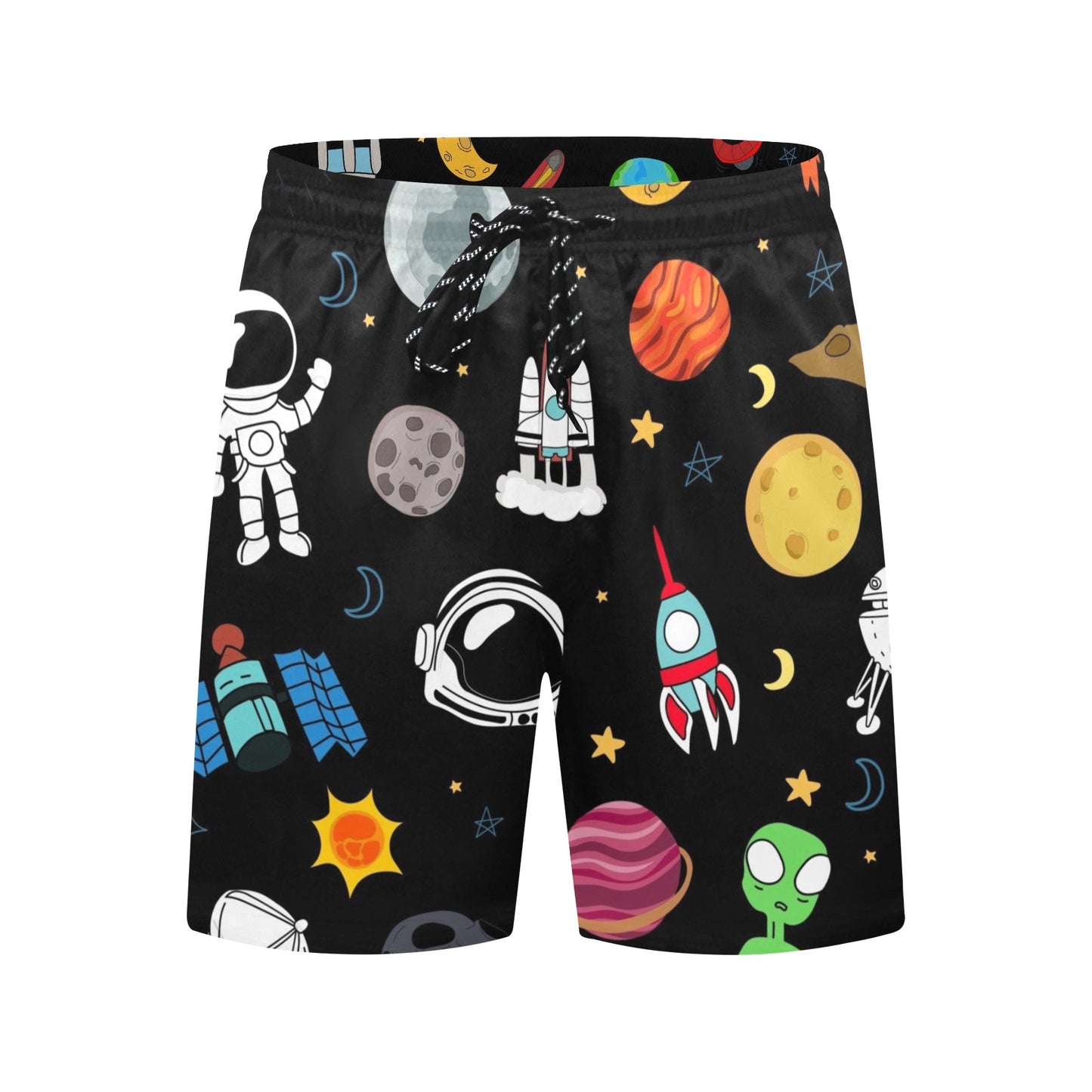 Kids Space - Men's Mid-Length Beach Shorts